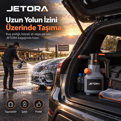 Jetora 2L Yüksek Basınçlı Şarjlı Köpük Makinası